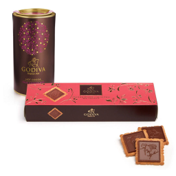 Godiva Milk Chocolate Biscuit and Milk Cocoa Gift Set
