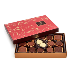 Godiva Assorted Chocolate Biscuit Gift Box and Ballotin, 32 pc