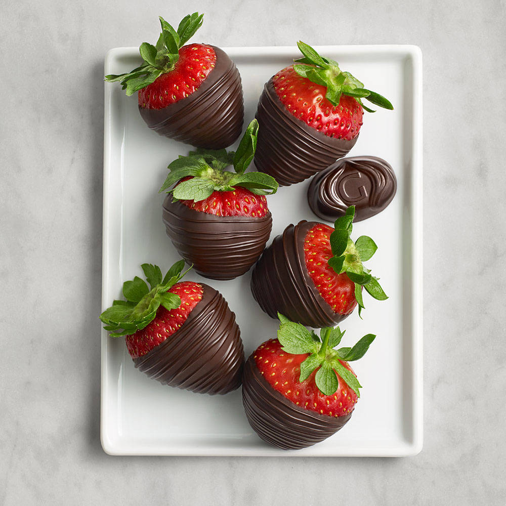 Godiva Dark Chocolate Covered Strawberries, Half Dozen