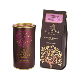 Godiva Chocolate Coffee and Milk Chocolate Cocoa Gift Set